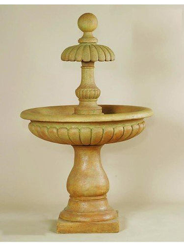 Thermae Garden Outdoor Water Cast Stone Fountain Fountain Tuscan